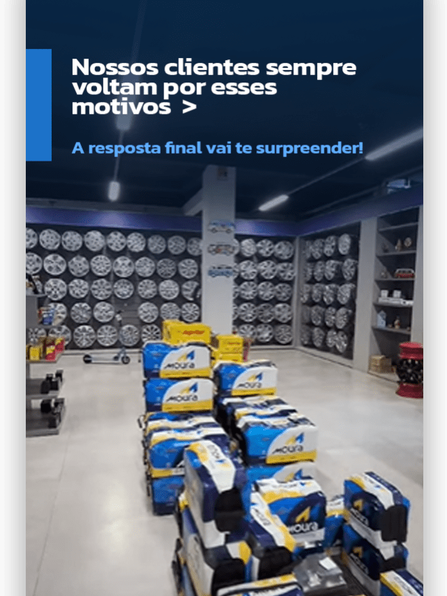 Nossos clientes sempre voltam por esses motivos